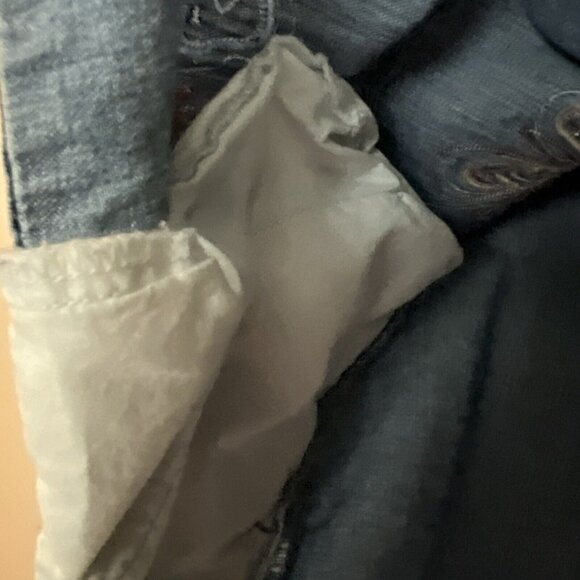 VTG Bobbie Brooks Womans XL Denim Flower Patch Embroidery Button Shirt Jacket - Picture 13 of 14